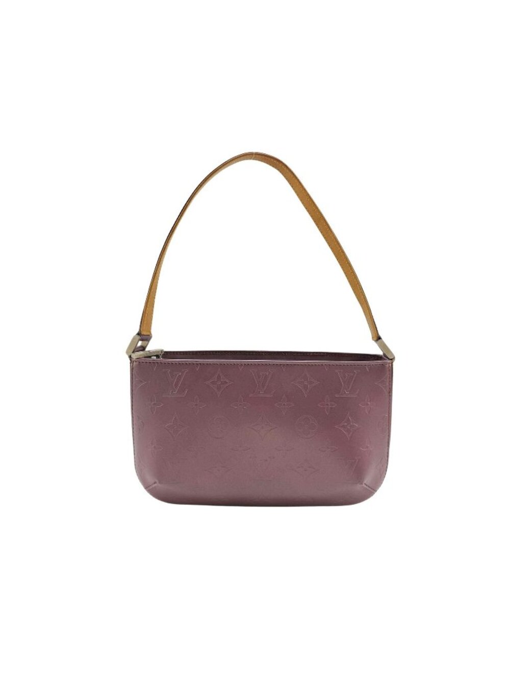 Louis Vuitton Monogram Matt Fowler Violet Coating Calf Leather Shoulder Bag